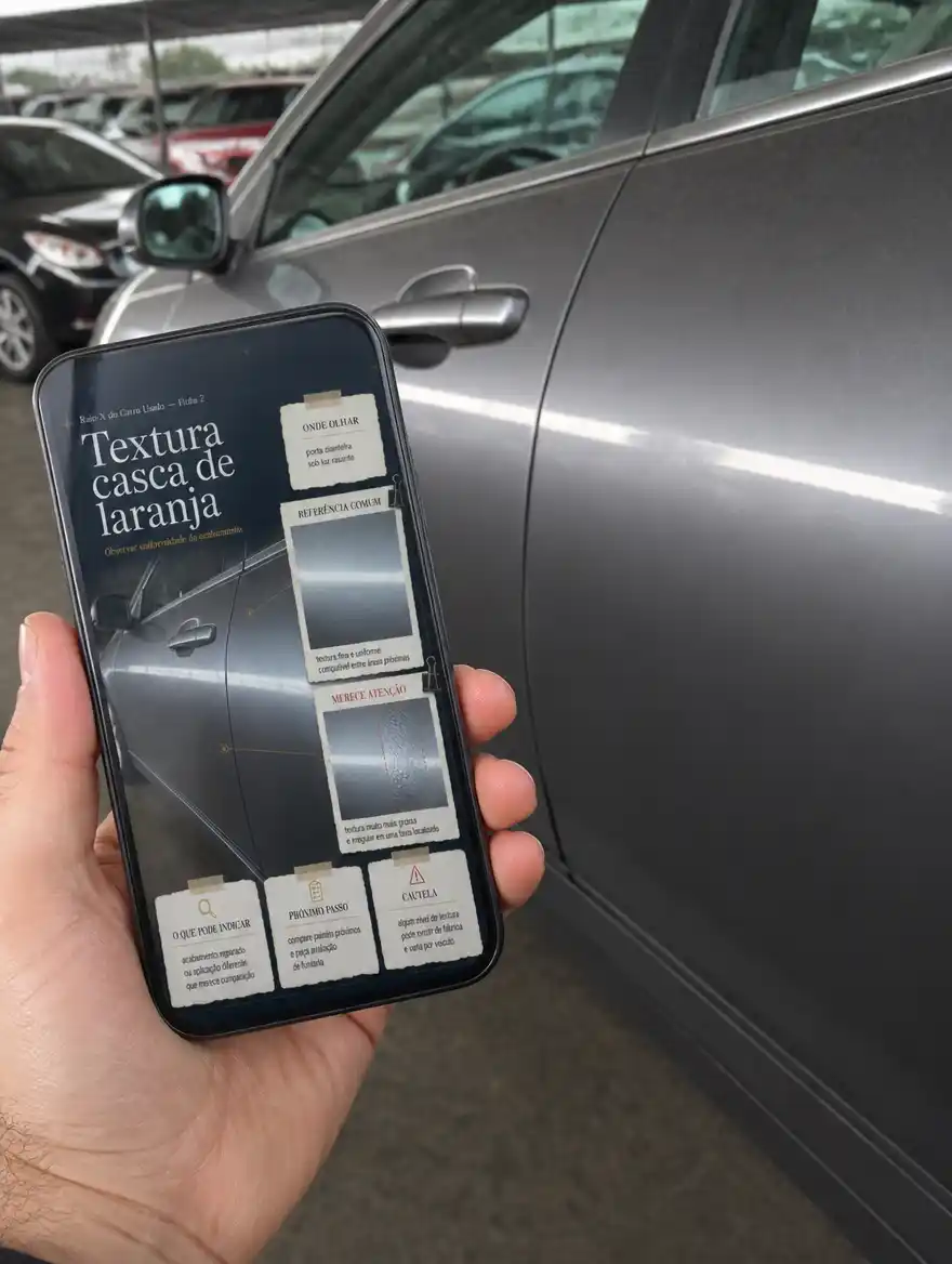Raio-X do Carro Usado sendo consultado no celular 3